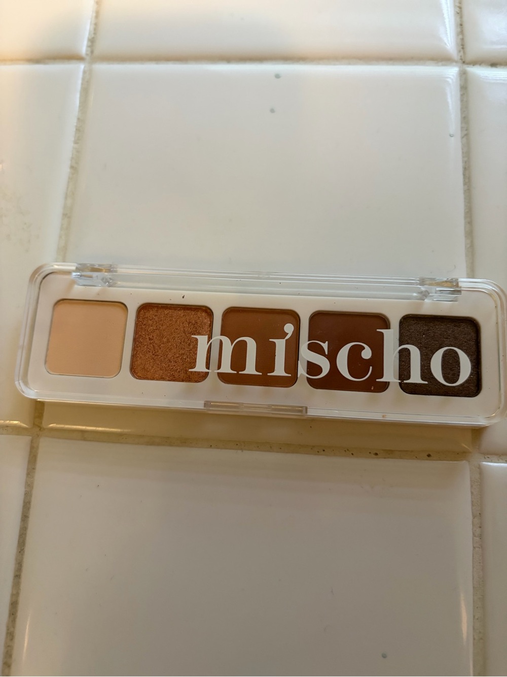 Mischo Warm Neutral Eyeshadow Palette - 5 Warm Brown & Bronze Shades